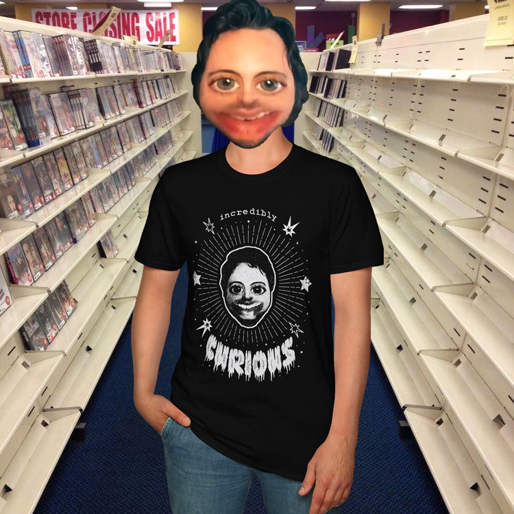 Curious Cam "Incredibly Curious" T-Shirt