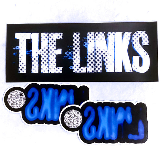 links stickers (3pk)